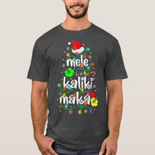 Camiseta Mele Kalikimaka  For Women Hawaiian Hawaii Christm