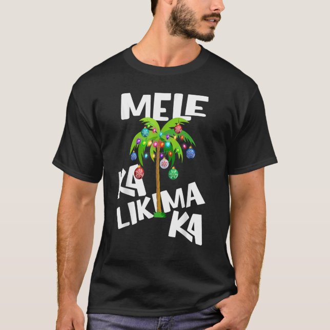 Camiseta MELE KALIKIMAKA Hawaiian (Anverso)