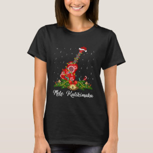 Camiseta Mele Kalikimaka Música Hawaiana Ukulele Guitarra N