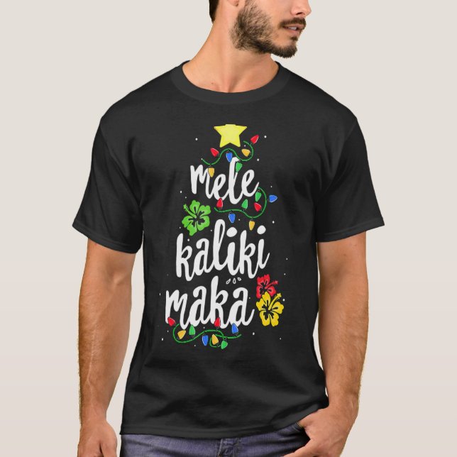 Camiseta Mele Kalikimaka Navidades de Hawaian Appartal, San (Anverso)