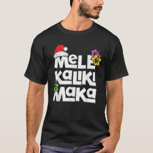 Camiseta Mele Kalikimaka Navidades De Shirt Hawaiian Xmas S
