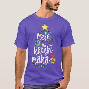 Camiseta Mele Kalikimaka Para Mujeres Hawaii Christm