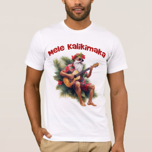 Camiseta Mele Kalikimaka Santa T-Shirt