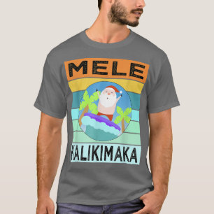 Camiseta Mele Kalikimaka Shirt Navidades hawaianos Santa Ug