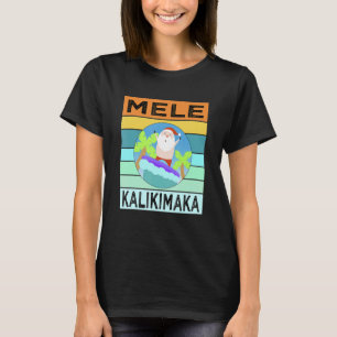 Camiseta Mele Kalikimaka Shirt Navidades hawaianos Santa Ug