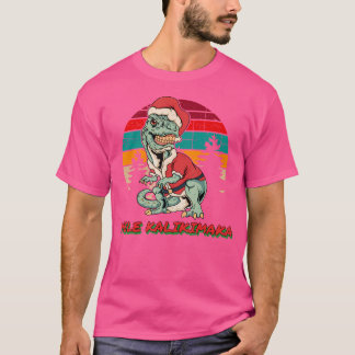 Camiseta Mele Kalikimaka T Rex Shirt Hawaii Funny Navidades