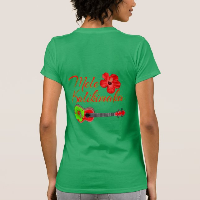 Camiseta Mele Kalikimaka Ukulele (Reverso)