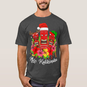 Camiseta Mele Kalikimaka Xmas enciende la Navidad Tiki en H