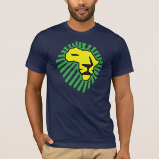 Camiseta Melena amarilla del verde del león este vez para