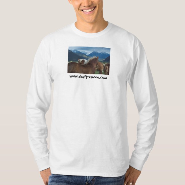 Camiseta Melenas y montañas (Anverso)