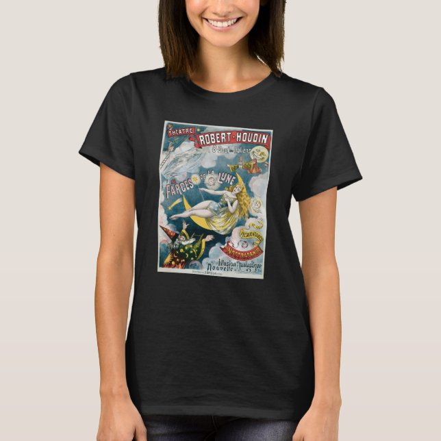 Camiseta Melies ~ Magia Magiciana francesa Vintage (Anverso)