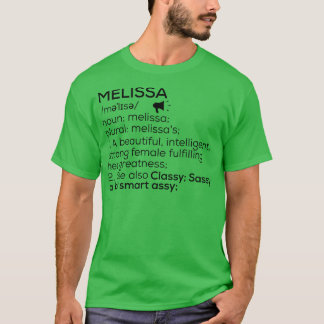 Camiseta Melissa Nombre Definición Melissa Nombre mujer