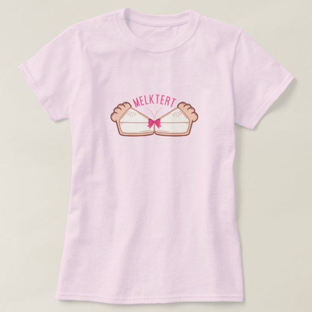 Camiseta MELKTERT Afrikaans Saffa Expat Boeremeisie (Diseño del anverso)