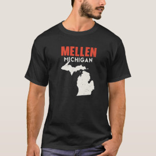 Camiseta Mellen Michigan Estados Unidos de América Viajes M