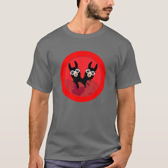 Camiseta Mellitas de Llama Alpaca (Anverso)