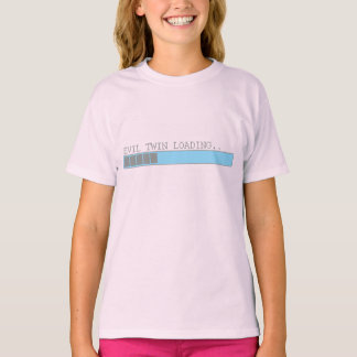 Camiseta Mellizo malvado cargando graciosos hombres niños c