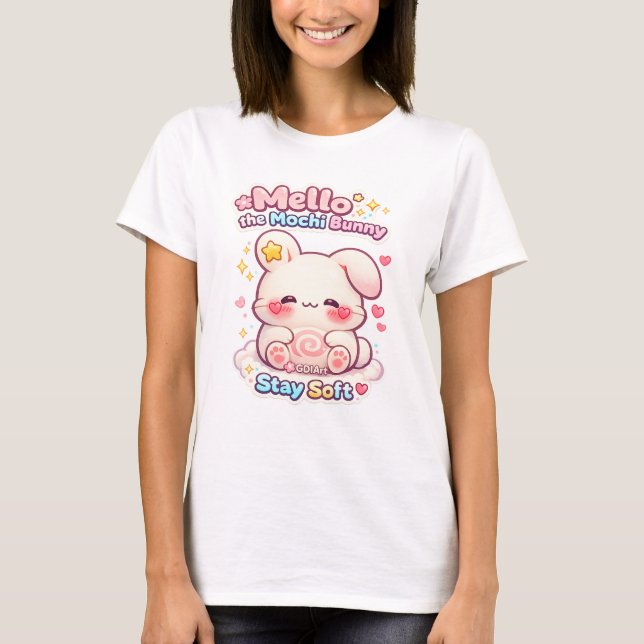 Camiseta Mello the Mochi Bunny (Anverso)