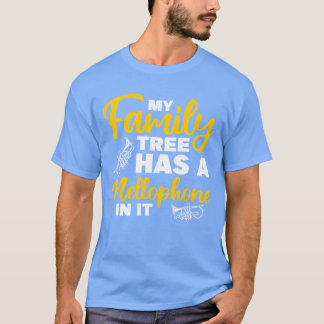 Camiseta Mellofonista de instrumento de metal familia de ba