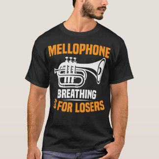 Camiseta Mellophon de latón para banda de marcha Respiració