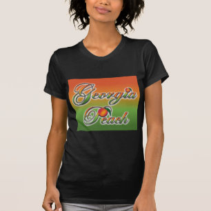 Camiseta Melocotón de Georgia - Cursive