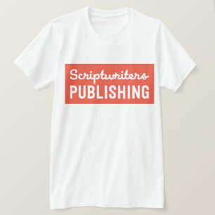 Camiseta Melocotón del sólido de los Scriptwriters
