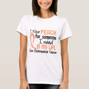 Camiseta Melocotón para alguien necesito al cáncer