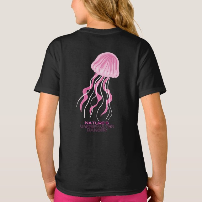 Camiseta Melocotón rosa: La bailarina submarina de la natur (Reverso)