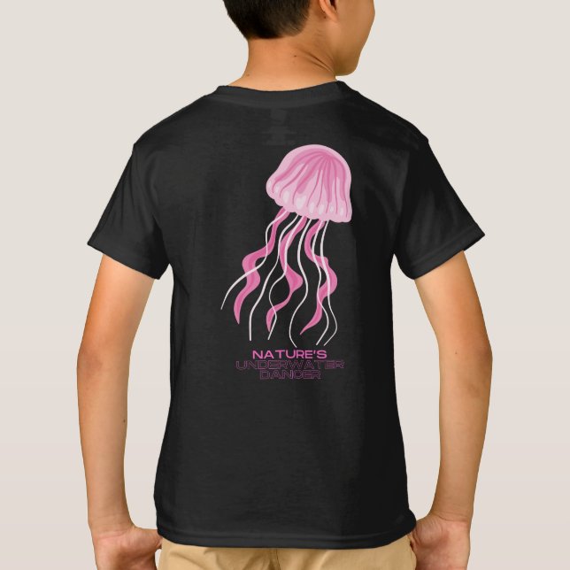 Camiseta Melocotón rosa: La bailarina submarina de la natur (Reverso)