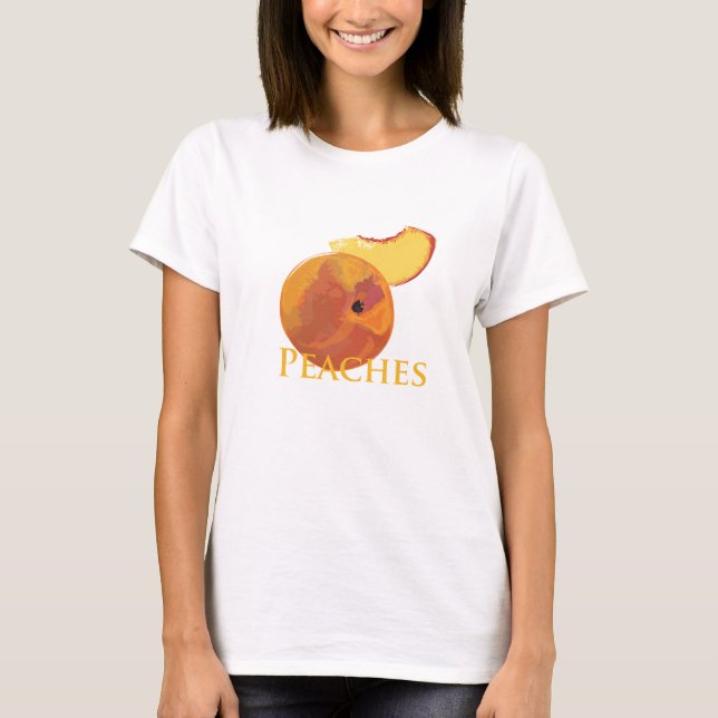 Camiseta Melocotones aterciopelados (Anverso)