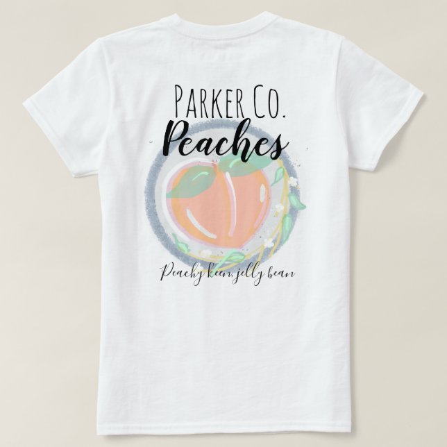 Camiseta Melocotones del condado de Parker (Reverso del diseño)