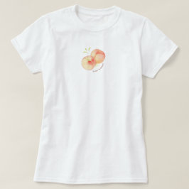 Camiseta Melocotones pastel estética bonita