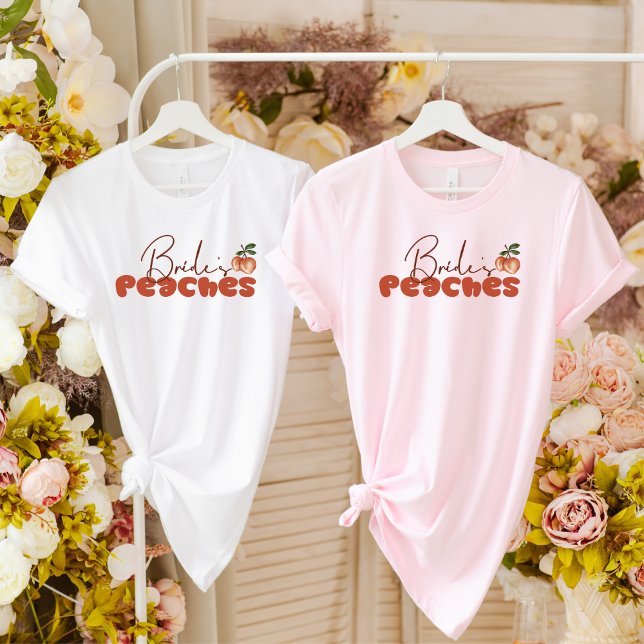 Camiseta Melocotones retro de novia Savannah Bachelorette (Subido por el creador)