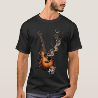 Camiseta Melodía de Guitarra Acústica – Diseño para Amantes
