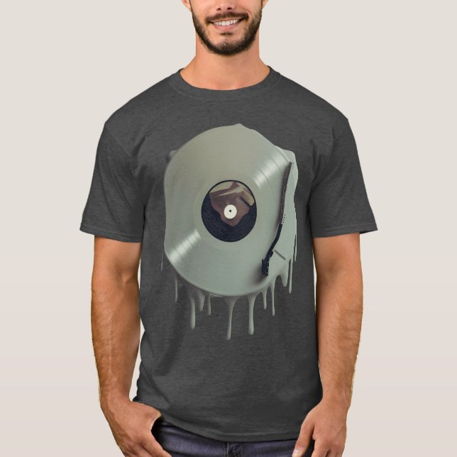 Camiseta Melodiando al chico de los discos de música (Anverso)