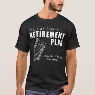 Camiseta Melodías de retiro celestiales: El arpa jugando gr
