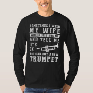 Camiseta Melodías de trompeta de té añoroso: abrazos, armon