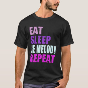 Camiseta Melody Eee Sleep Be Repeat Melody
