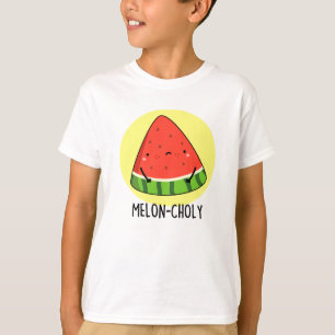 Camiseta Melon-choly Funny Sad Watermelon Pun