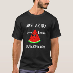 Camiseta Melón de agua Chica Melón de frutas tropicales de 