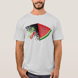 Camiseta Melón de agua de la bandera palestina de la camise