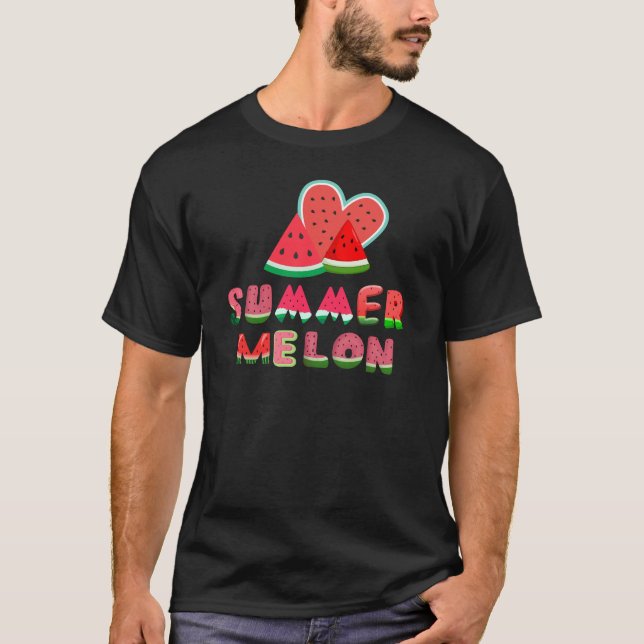 Camiseta Melón de agua de verano (Anverso)