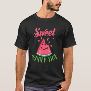 Camiseta Melón de agua de verano dulce retro