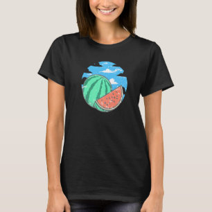 Camiseta Melón de agua Melón Melón Beach Superficie de vaca