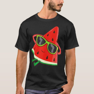 Camiseta Melón de verano de sandía con gafas de sol Agua di