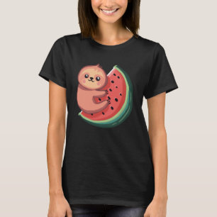 Camiseta Melón eslovaco y sandía Melón Fruta de verano