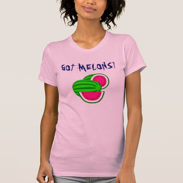 Camiseta ¿Melones conseguidos? (Anverso)