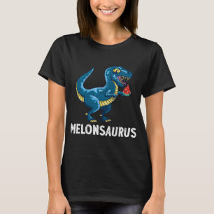 Camiseta Melonsaurus Funny Watermelon Summer Fruit Graphic