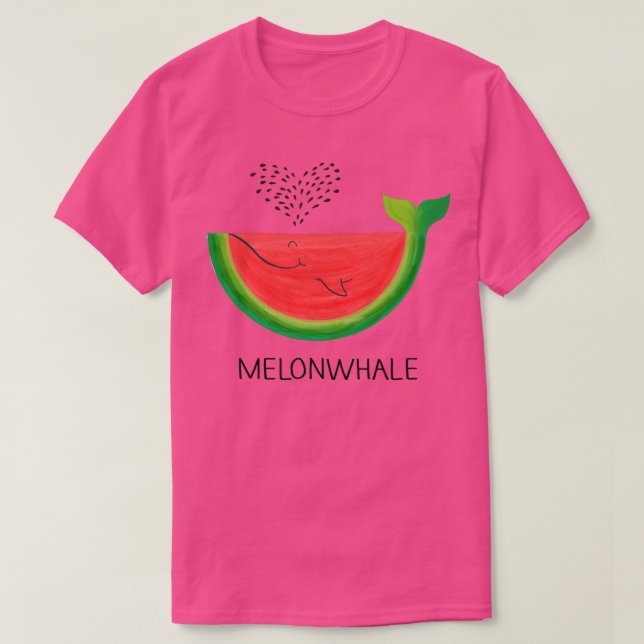Camiseta Melonwhale SHIRT Melon Whale sandía Gift Summent (Diseño del anverso)