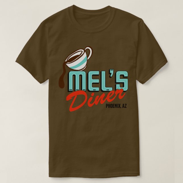 Camiseta Mels Diner (Diseño del anverso)