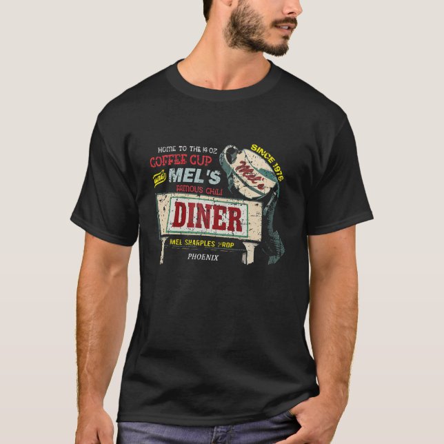 Camiseta Mel's Diner From Alice Distressed (Anverso)